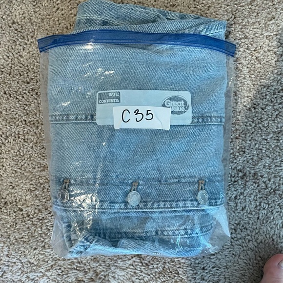 Zara TRF STRAPLESS DENIM JUMPSUIT Blogger Fav Wide Leg - Picture 15 of 15